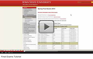 Iowa State Finals Schedule Fall 2022 General Information About Final And Night Exams | The Office Of The  Registrar | Iowa State University
